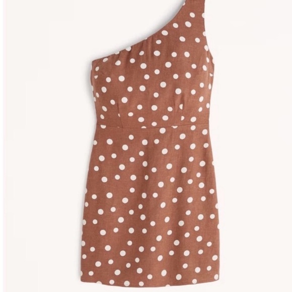 One shoulder polka dot dress - Picture 2 of 2